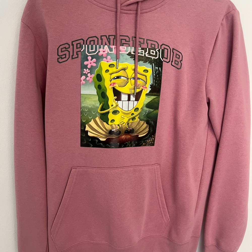 SpongeBob Pink Hoodie for Men